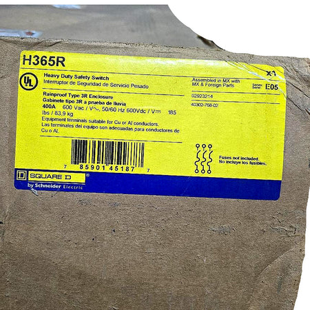 Square D H365R heavy duty safety switch
