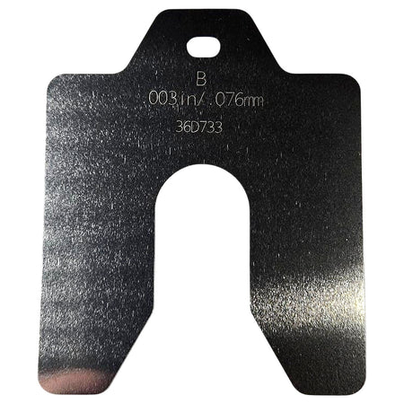Stainless Steel 36D704 slotted shim assortment kit