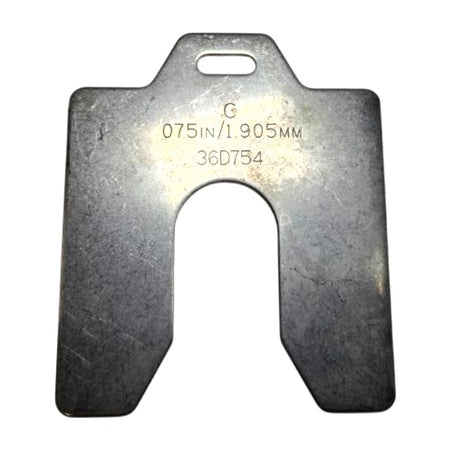 Stainless Steel 36D706 slotted shim assortment