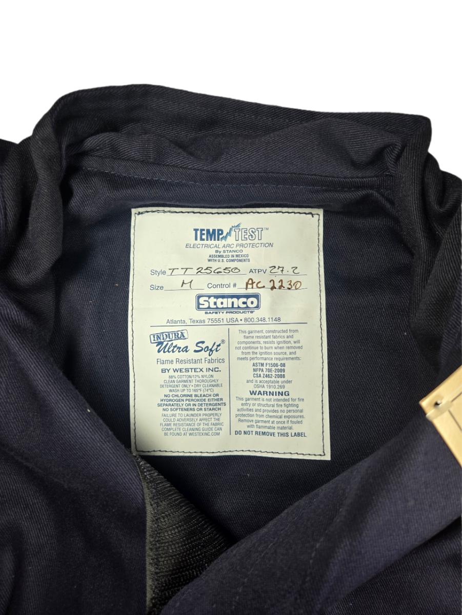 Stanco TT25-650 arc flash coverall coat