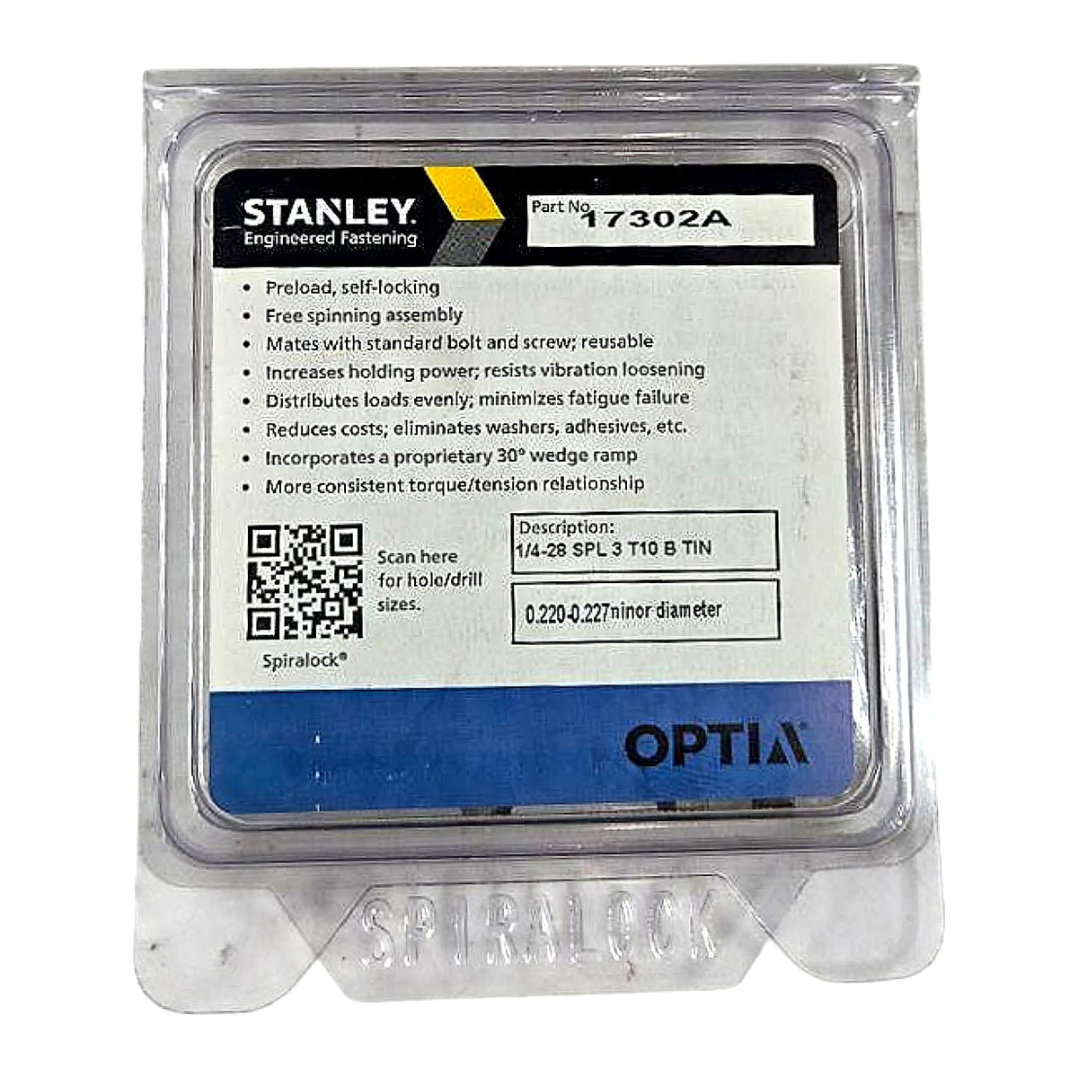 Stanley 17302A Spiralock Thread Tap Set