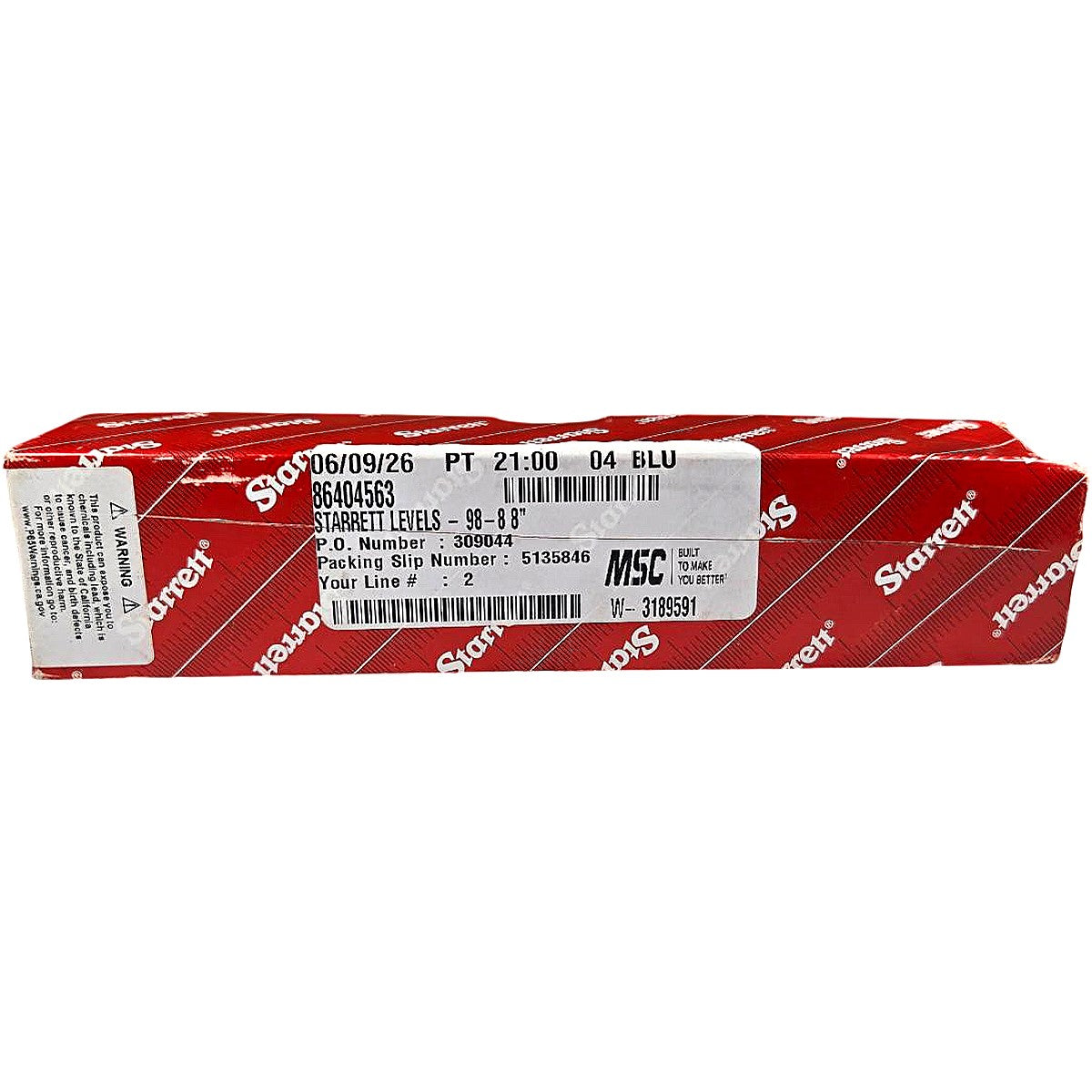 Starrett 50442 Machinist Precision Level