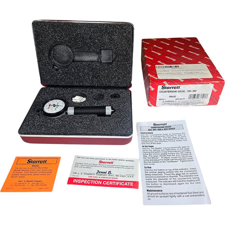 Starrett 689-2Z dial countersink gage