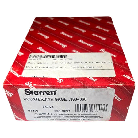 Starrett 689-2Z dial countersink gage