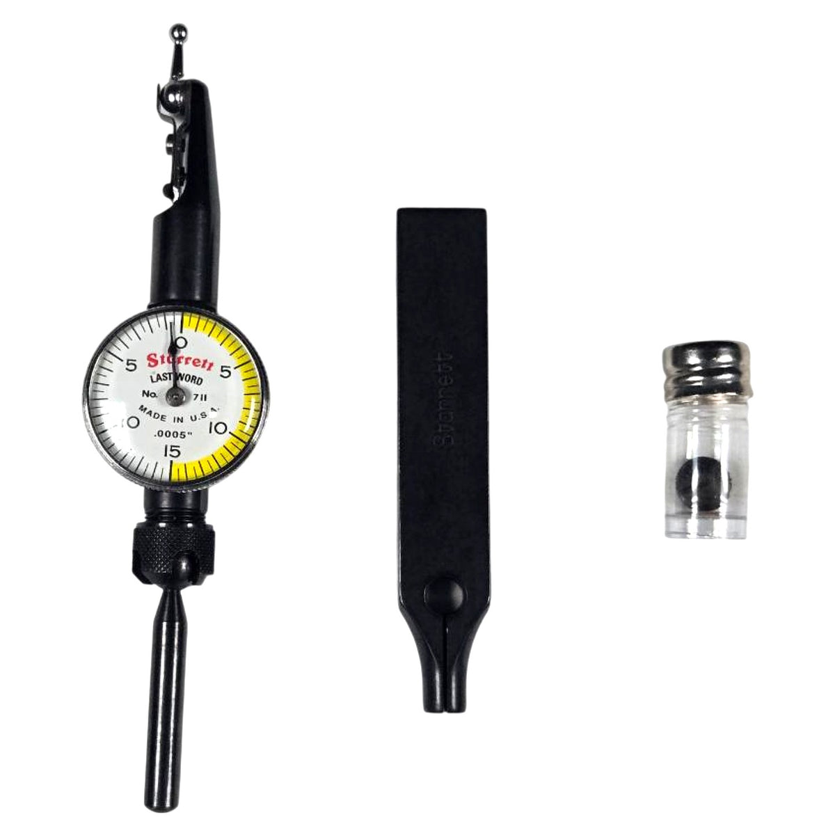 Starrett 711LPSZ dial test indicator set