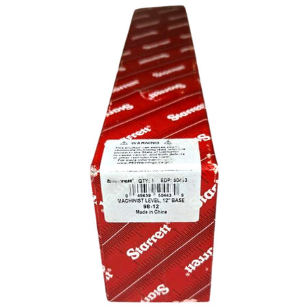Starrett 98-12 machinist level