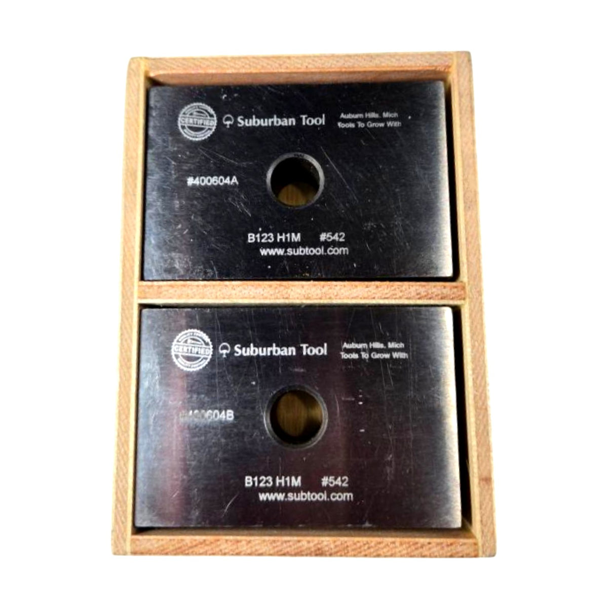 Suburban Tool B-123-H1-M precision 1-2-3 block pair