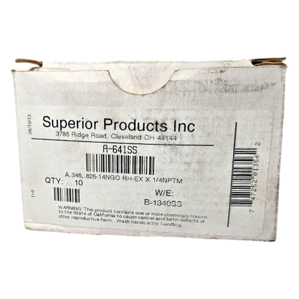 Superior Products A-641SS CGA Gas Cylinder Adapter