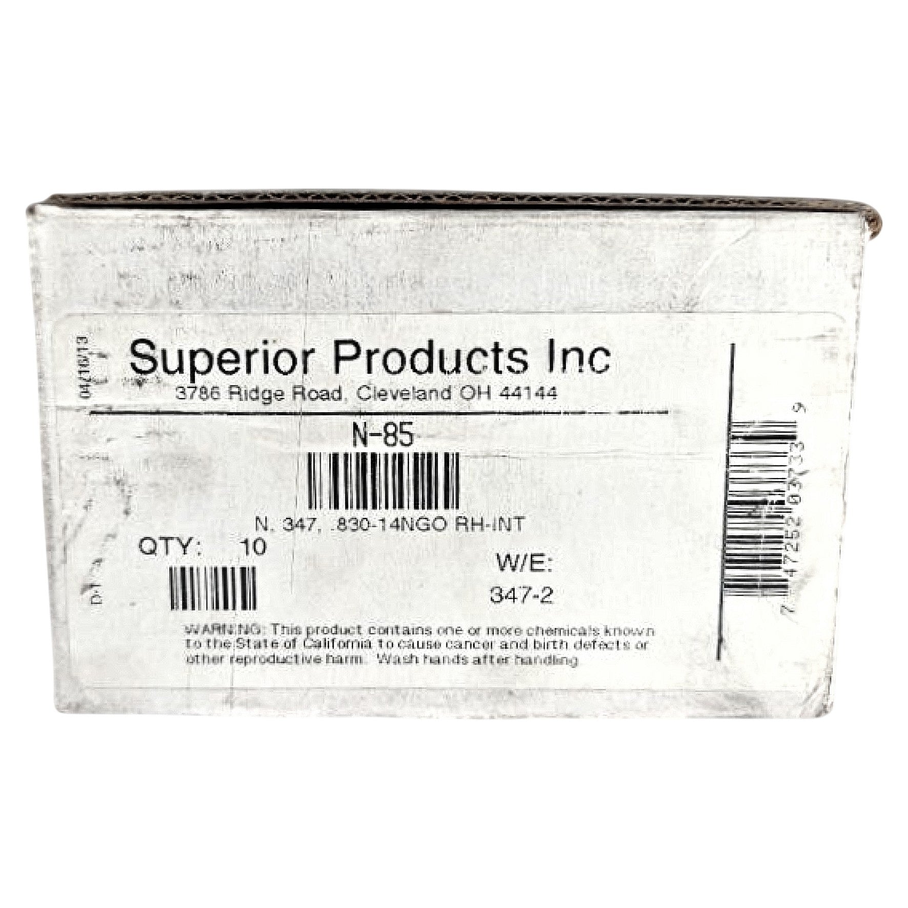 Superior Products N-85 CGA hex nut