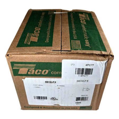 Taco 0010-F3 hydronic circulator pump