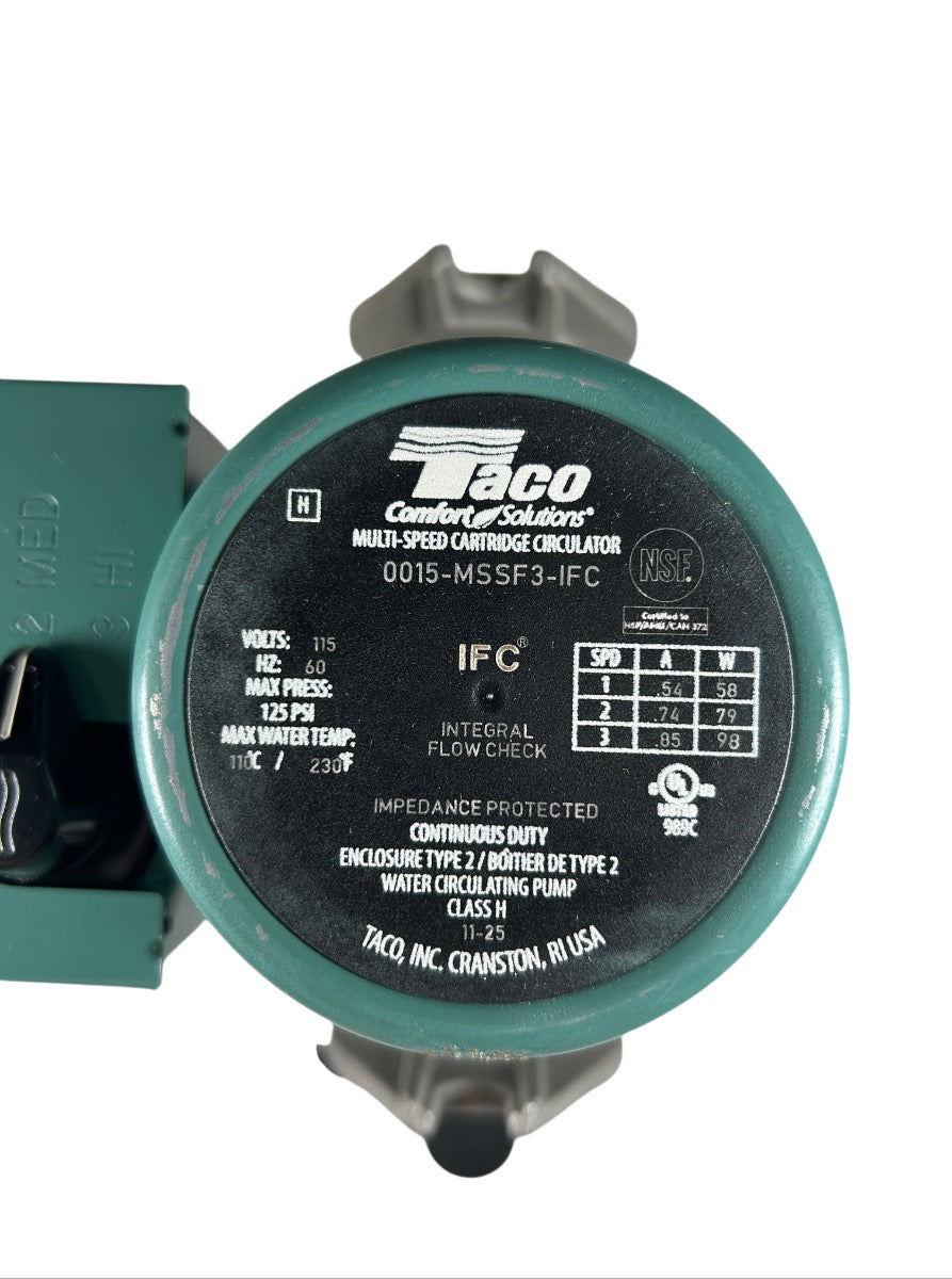 Taco 0015-MSSF3-IFC hydronic circulator pump