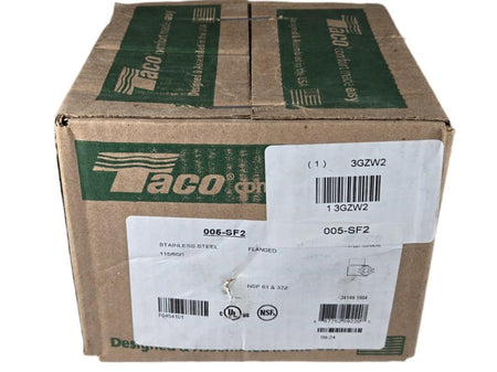 Taco 005-SF2 inline circulator pump
