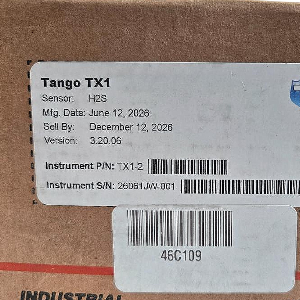 Tango TX1-2 H2S Gas Detector