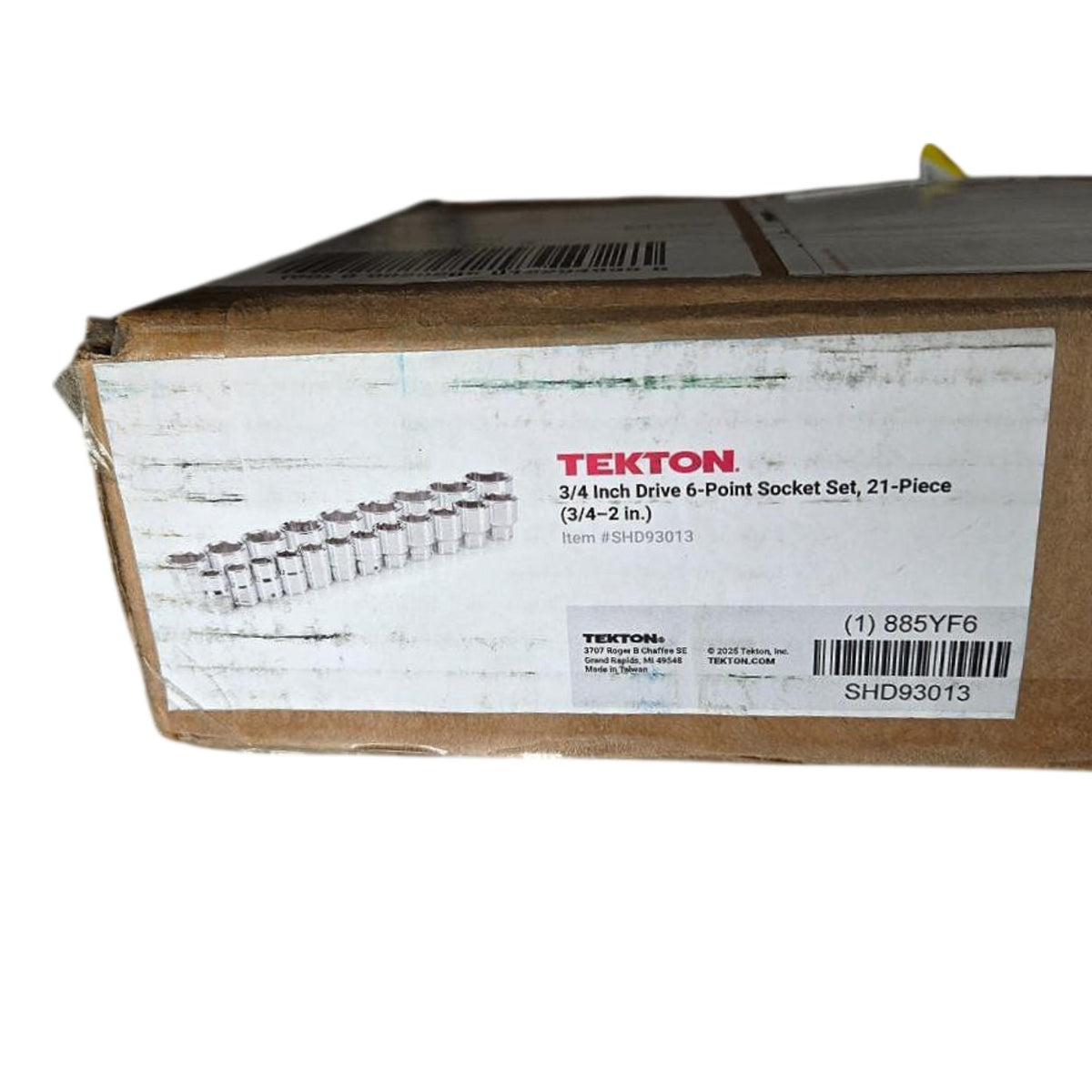 Tekton SHD93013 3/4 in drive socket set