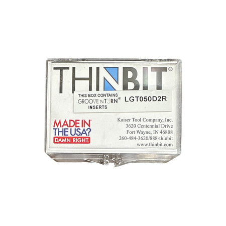 ThinBit LGT050D2R carbide grooving insert