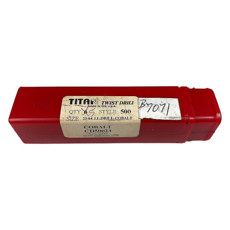 Titan CD50023 cobalt twist drill bit