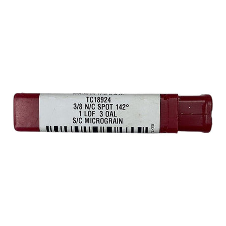 Titan USA TC18924 3/8in 142° carbide NC spot drill