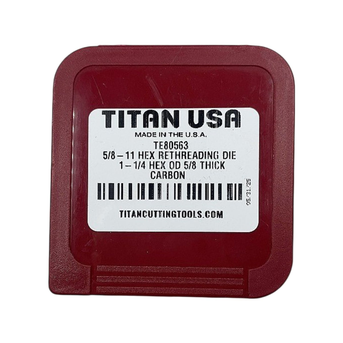 Titan USA TE80563 hex rethreading die