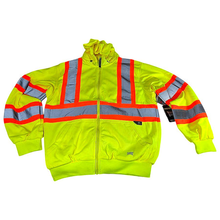 Tough Duck S49411 Hi-Vis Hooded Sweatshirt