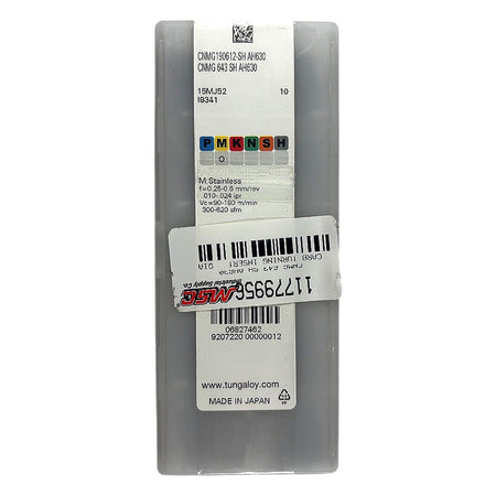 Tungaloy CNMG190612-SH AH630 carbide turning insert