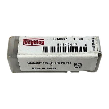 Tungaloy MBU/ADP1199-2 .453 PC TAA indexable drilling adapter