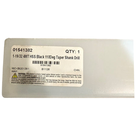 Value Collection 01541382 Taper shank twist drill
