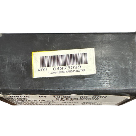 Value Collection 1-7/16-12 UNF HSS Hand Plug Tap