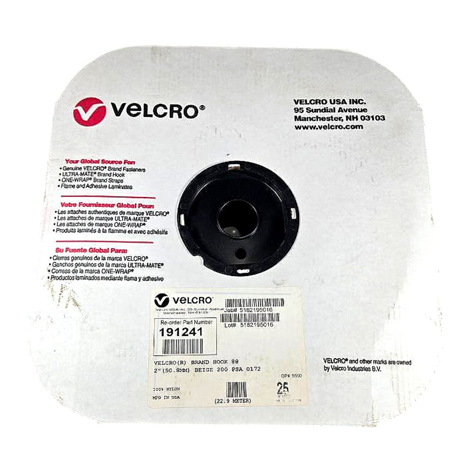 Velcro 191241 Adhesive Hook Fastener Roll