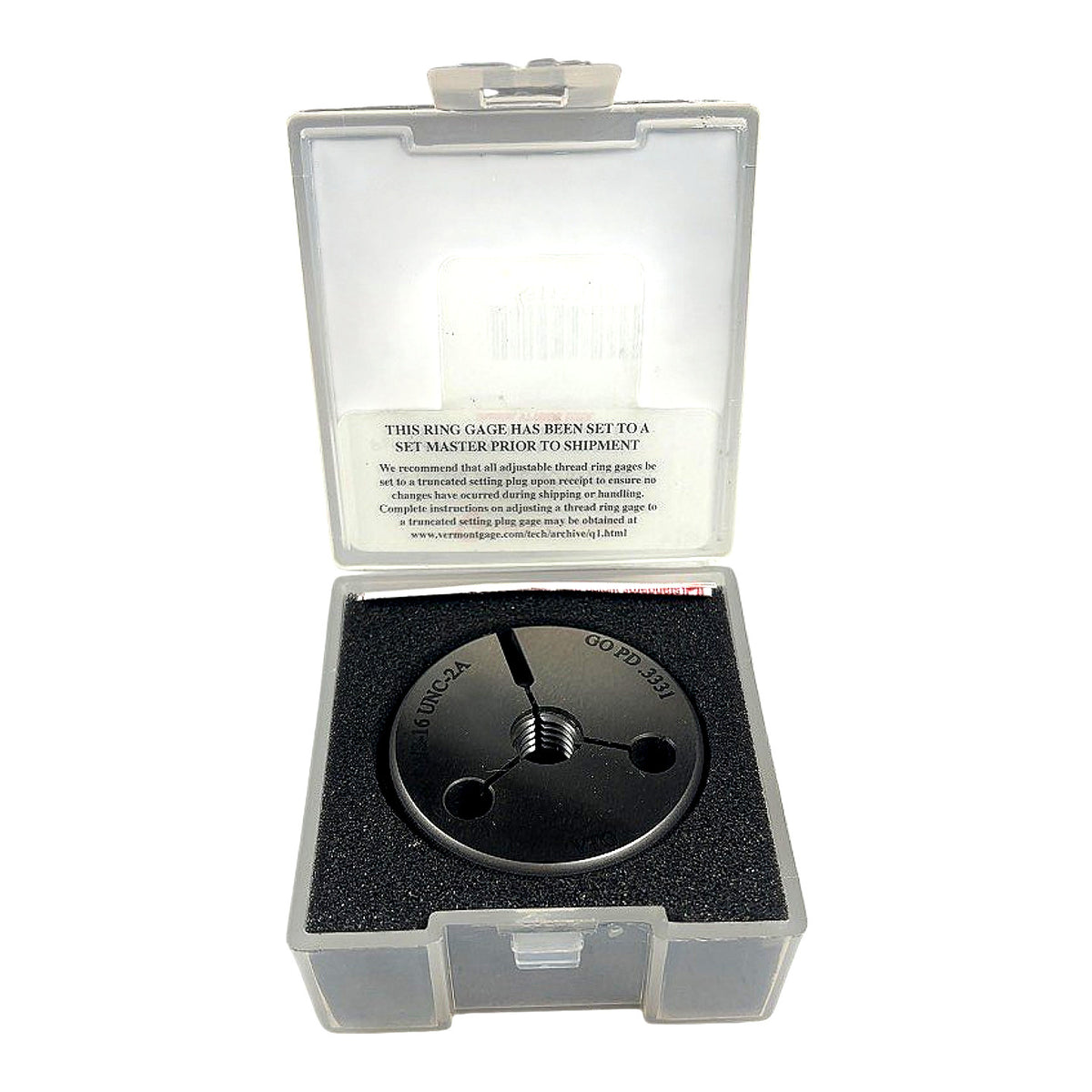 Vermont 361133010 adjustable thread ring gage