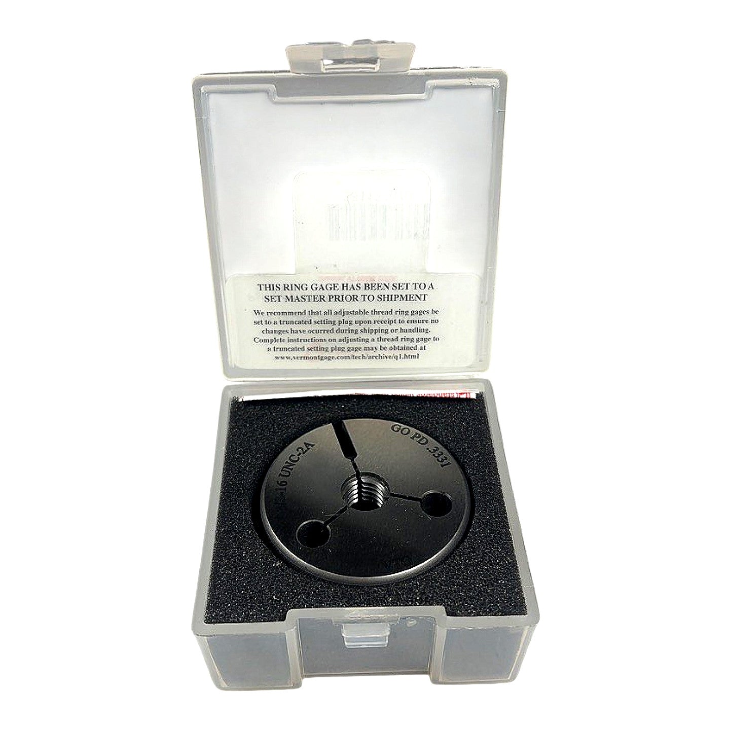 Vermont 361133010 adjustable thread ring gage