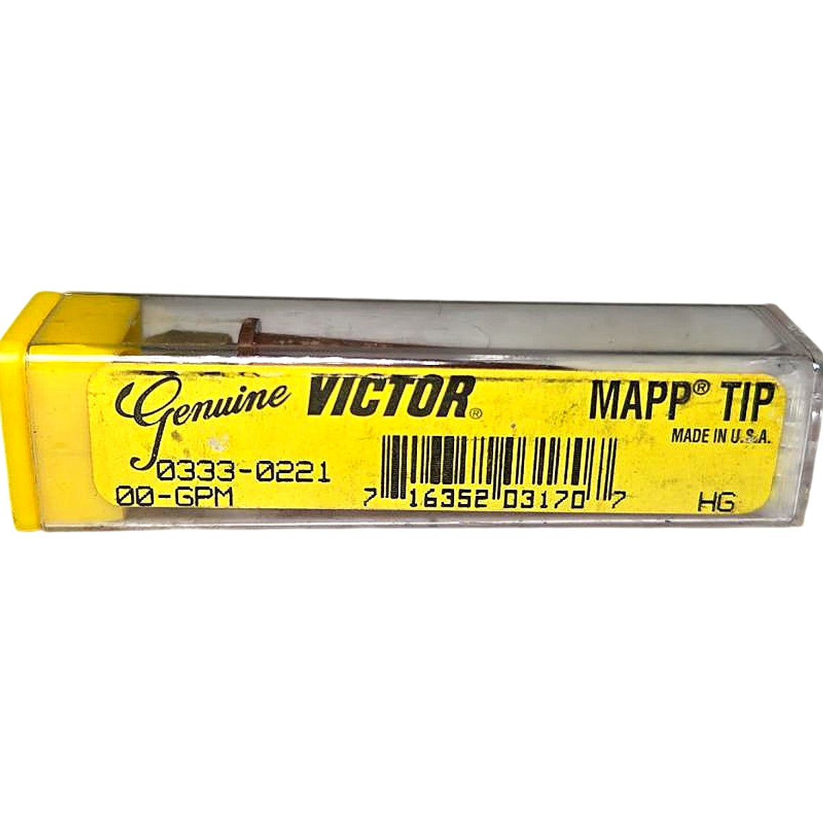 Victor 0333-0221 MAPP Gas Cutting Tip