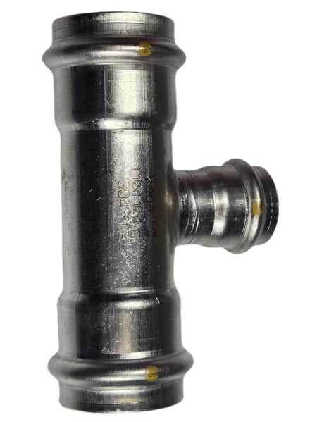 Viega 85710 stainless press reducing tee