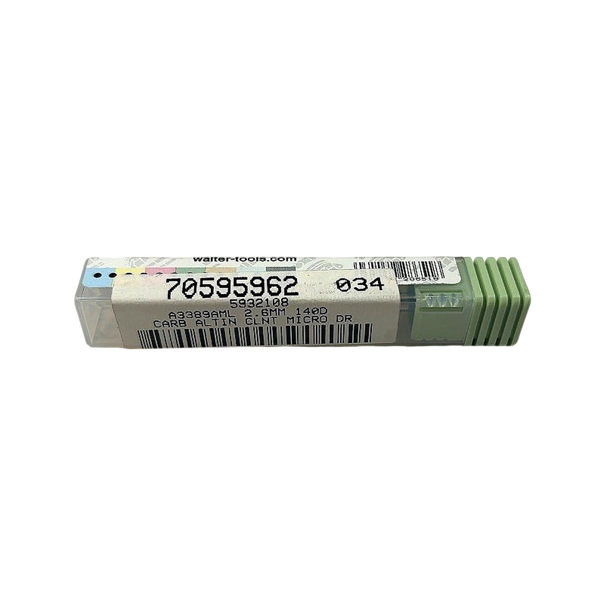 Walter A3389AML-2.6 solid carbide micro drill