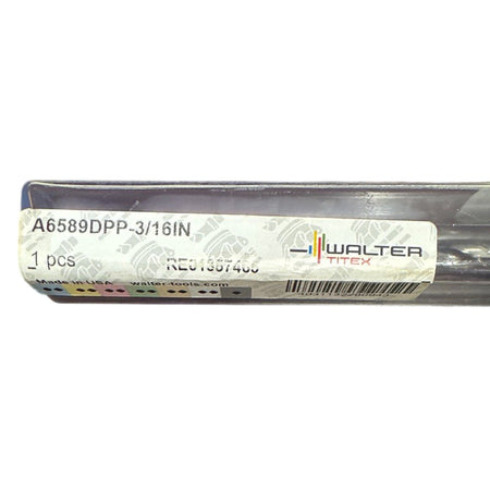 Walter A6589DPP-3/16IN solid carbide twist drill