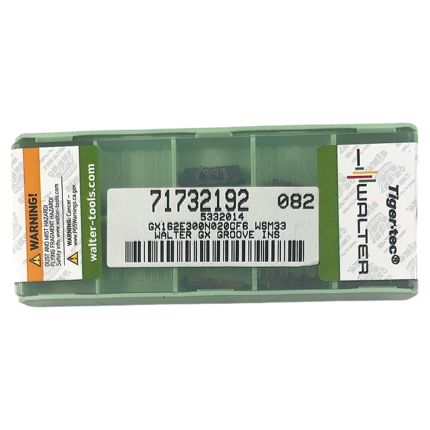 Walter GX16-2E300N020-CF6 carbide grooving insert