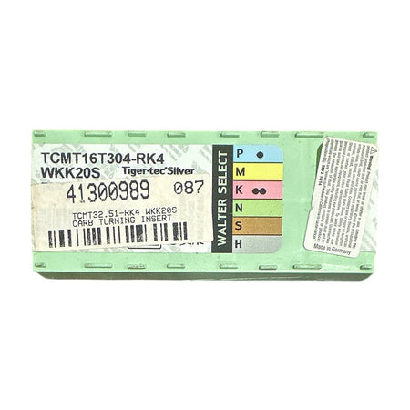Walter TCMT16T304-RK4 carbide turning insert