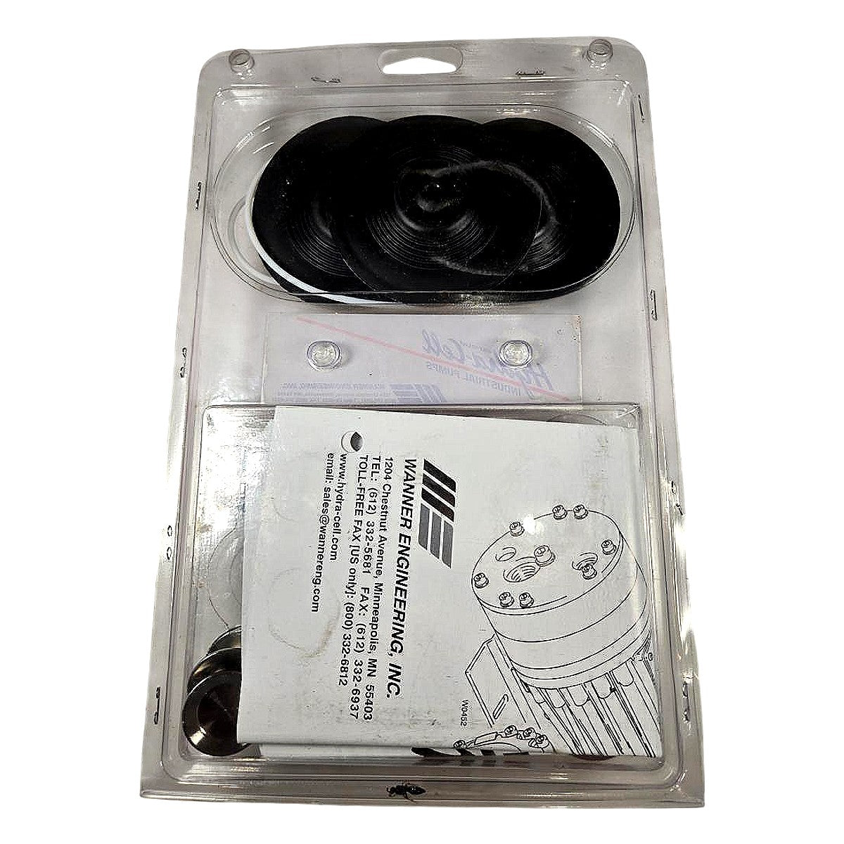 Wanner Hydra-Cell D25K52-THFHH pump rebuild kit