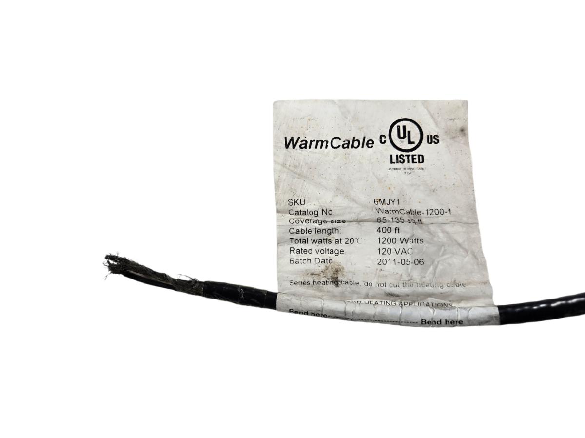 Warm Cable 6MJY1 radiant floor heating cable