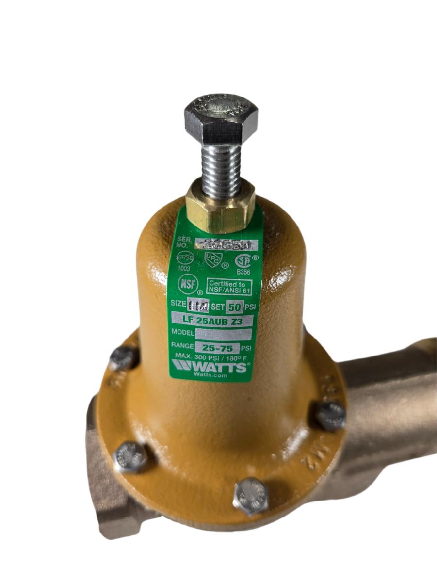 Watts 1 1/4 LF25AUB-Z3 Water Pressure Reducing Valve