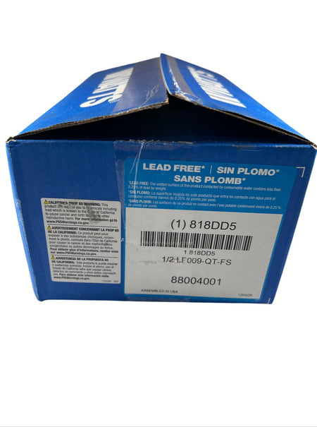 watts 1/2 LF009-QT-FS reduced pressure backflow preventer