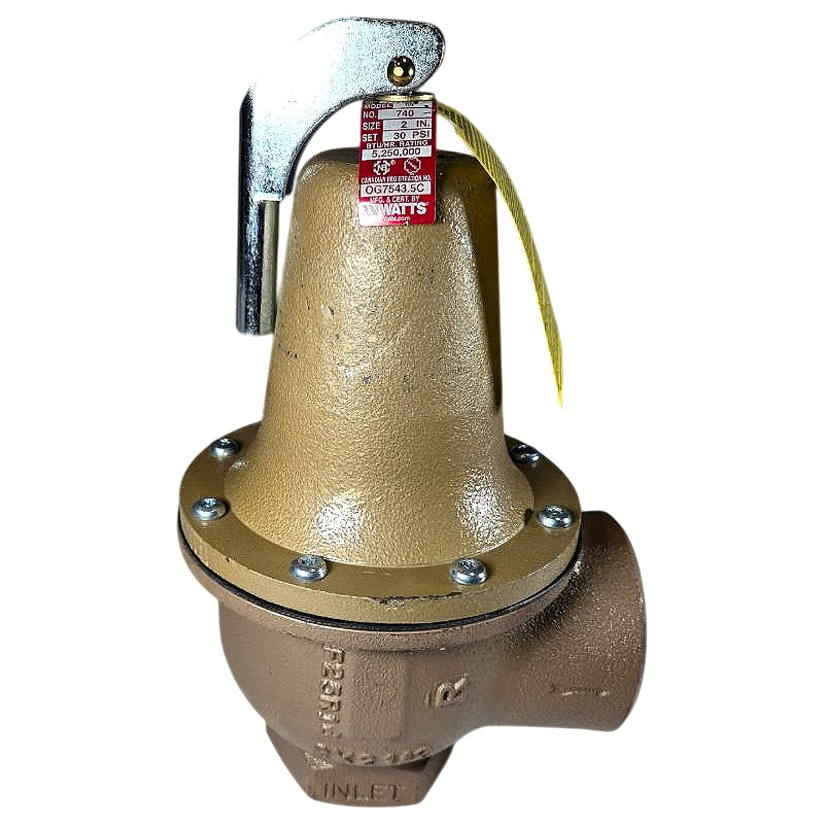 Watts 2 740 030 FS boiler safety relief valve