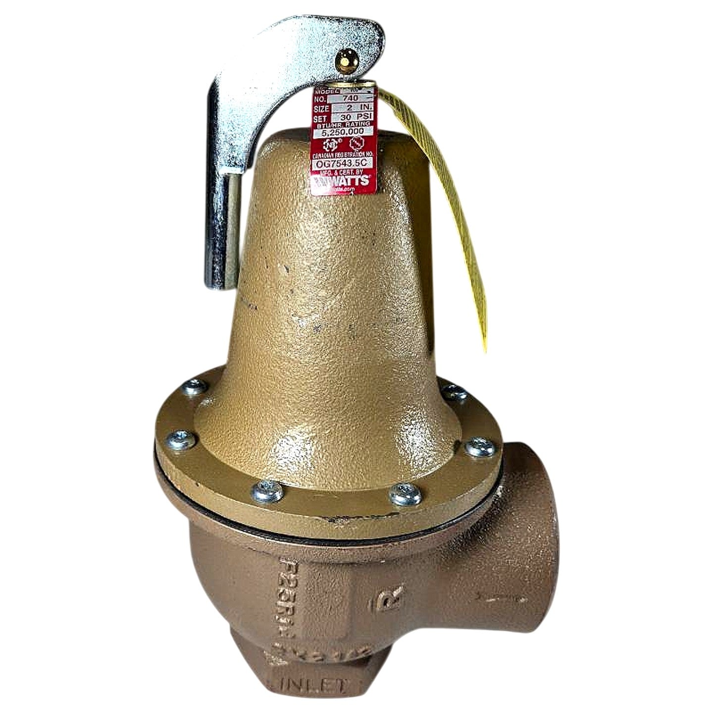 Watts 2 740 030 FS boiler safety relief valve
