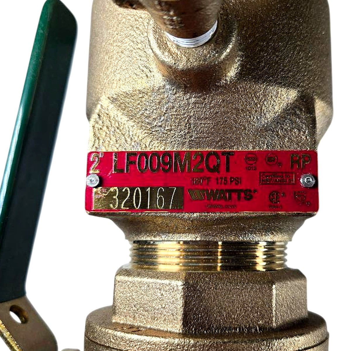 Watts 2 LF009M2-QT-S Reduced Pressure Backflow Preventer