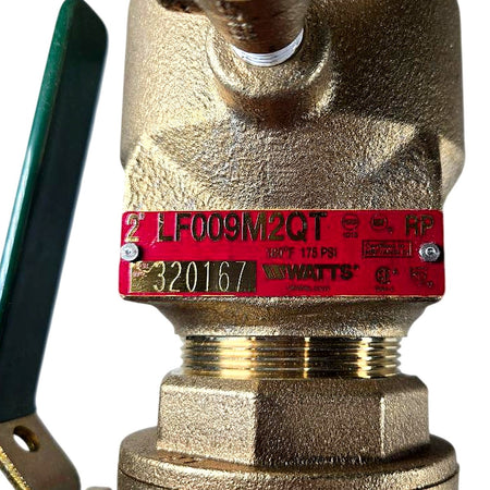 Watts 2 LF009M2-QT-S Reduced Pressure Backflow Preventer