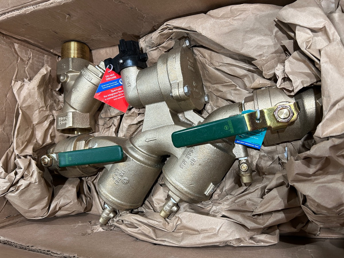 Watts 22 LF919-QT-S-FS RPZ backflow preventer assembly