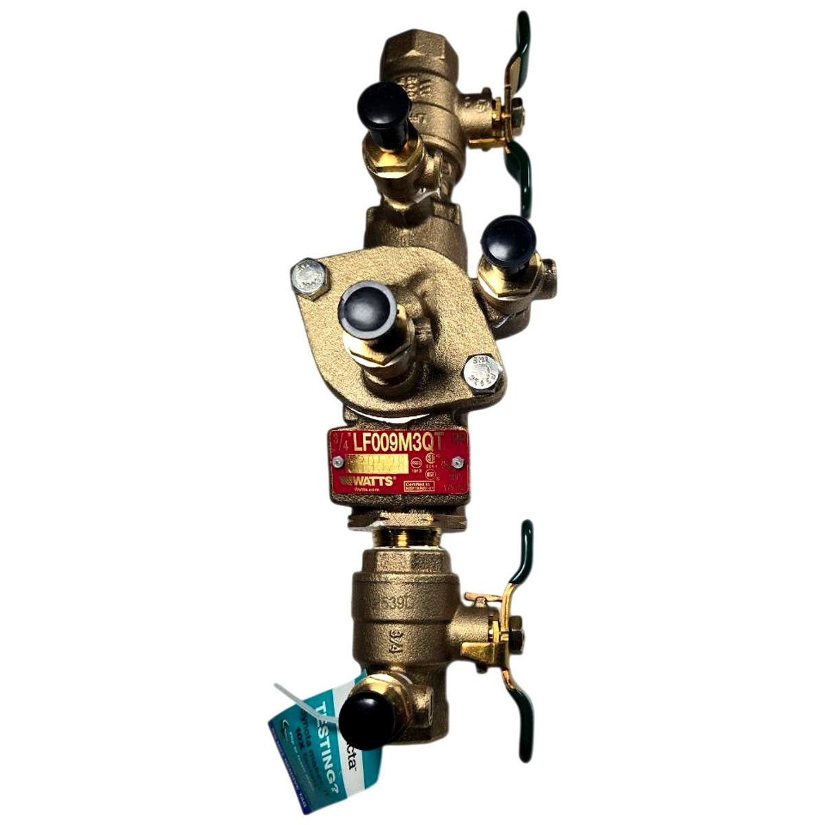 Watts 3/4 LF009M3-QT-FS reduced pressure backflow preventer