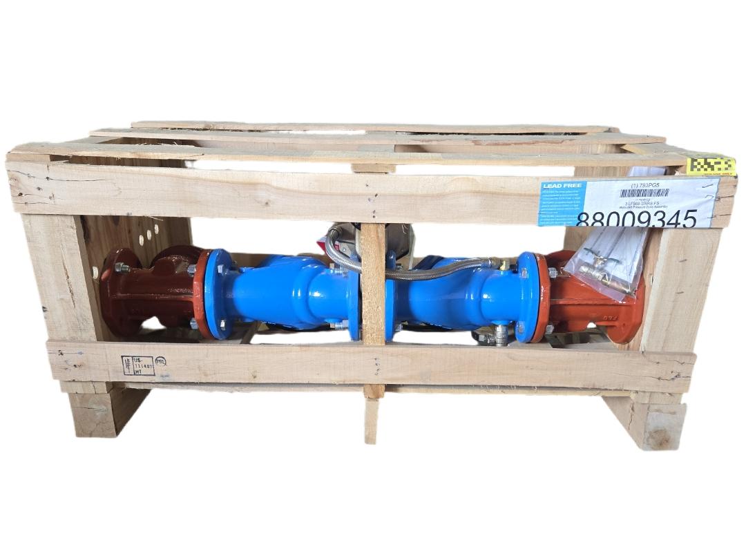Watts 3 LF909-DNRS-FS Reduced Pressure Zone Backflow Preventer Assembly
