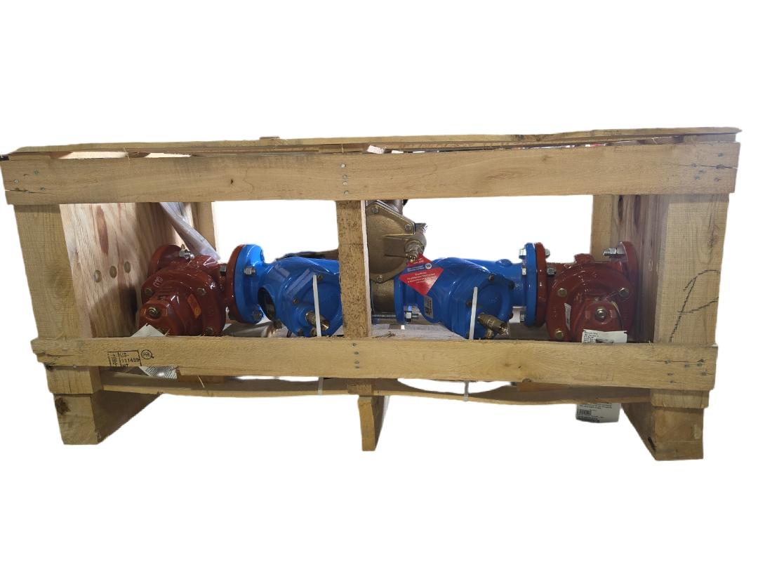 Watts 3 LF909-DNRS-FS Reduced Pressure Zone Backflow Preventer Assembly