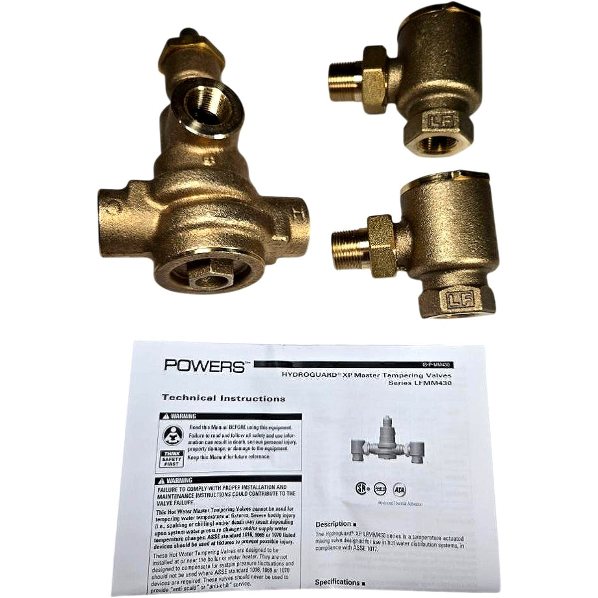 Watts LFMM431-1 3/4" Master Tempering Valve