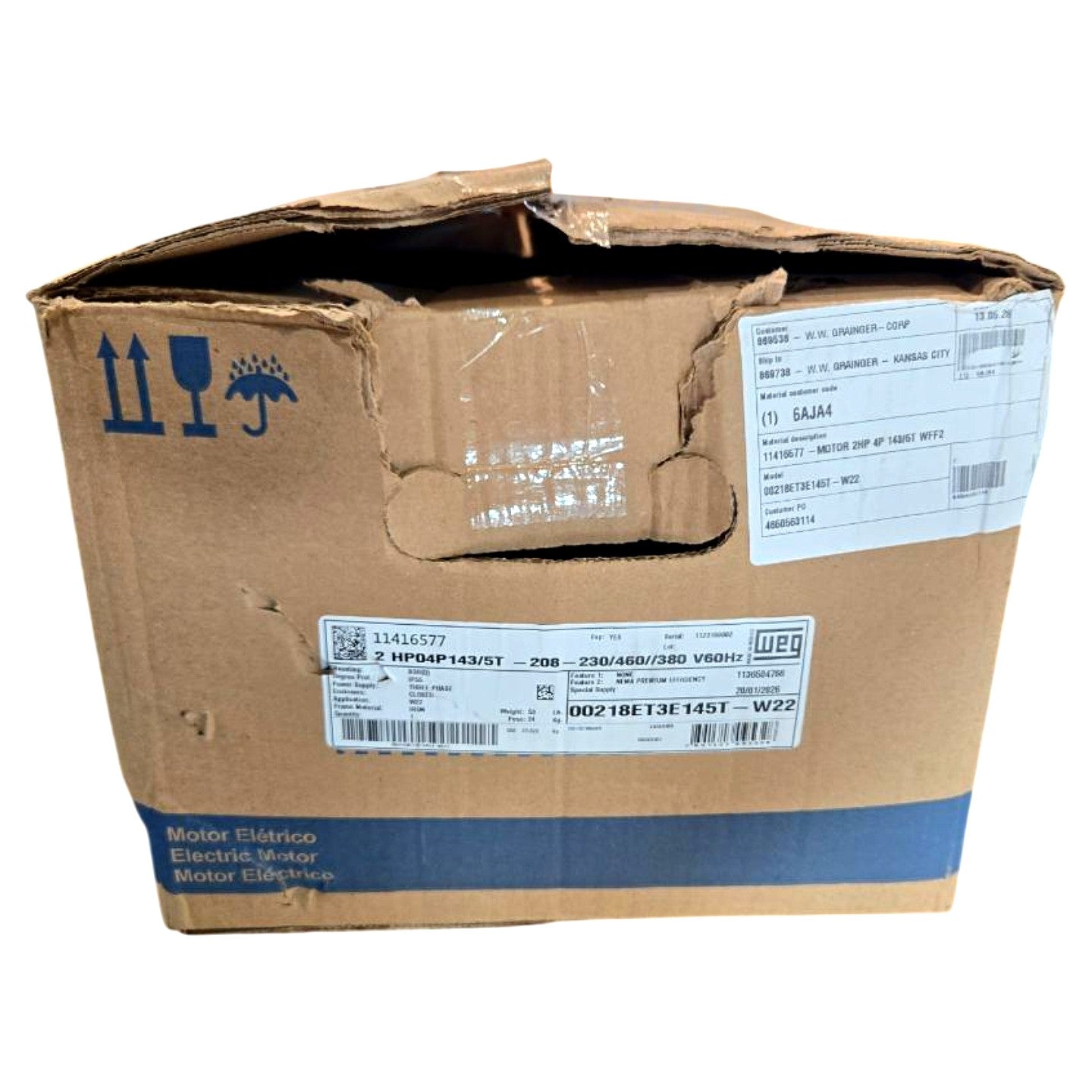 Weg 00218ET3E145T-W22 AC induction motor